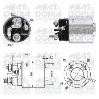 Втягивающее реле стартера 46131 Meat&Doria