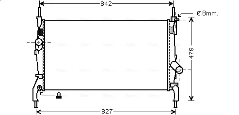 Радиатор FDA2405 AVA