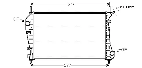 Радиатор FDA2337 AVA