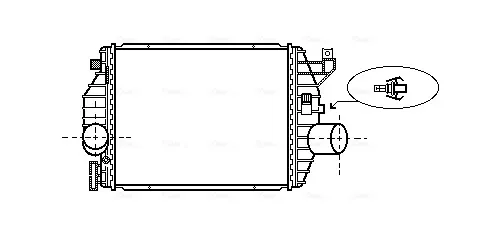 Интеркулер MS4357 AVA
