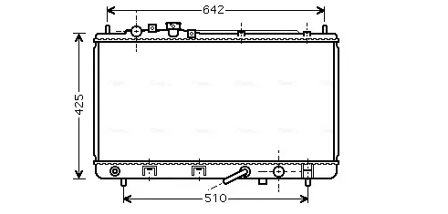 Радиатор MZ2167 AVA