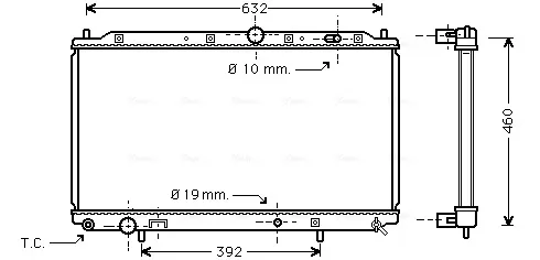 Радиатор MT2116 AVA
