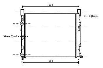 Радиатор RTA2470 AVA