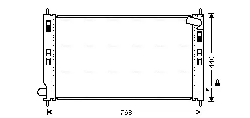 Радиатор MT2201 AVA
