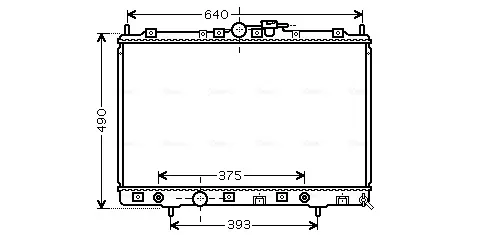 Радиатор MT2200 AVA