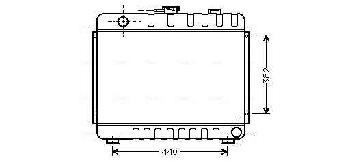 Радиатор MS2045 AVA