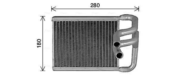 Радиатор печки HY6482 AVA