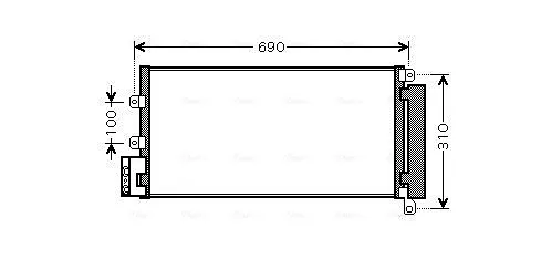 Радиатор кондиционера FTA5356D AVA