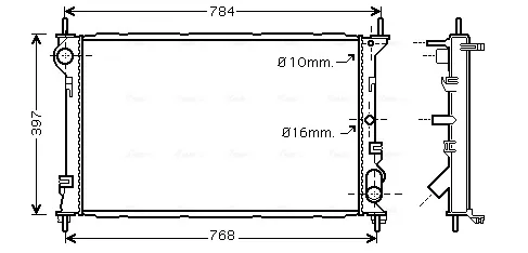 Радиатор FDA2411 AVA