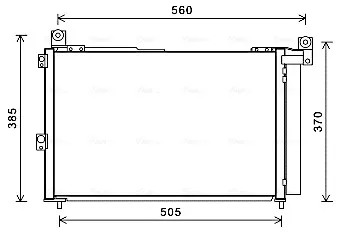 Радиатор кондиционера FDA5486D AVA