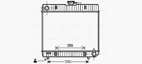 Радиатор MS2043 AVA