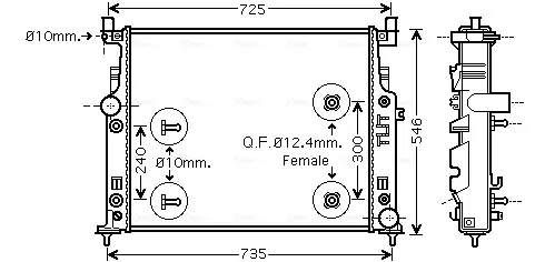 Радиатор MSA2436 AVA