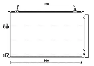 Радиатор кондиционера TO5679D AVA