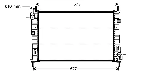 Радиатор FDA2335 AVA