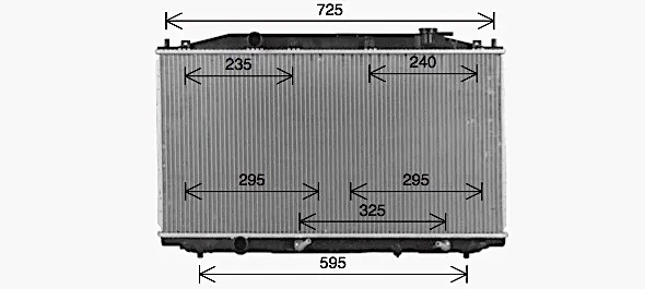 Радиатор HD2324 AVA