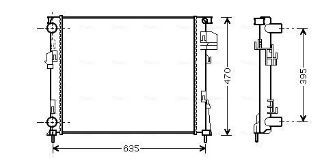 Радиатор RTA2303 AVA