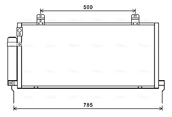 Радиатор кондиционера MTA5221D AVA