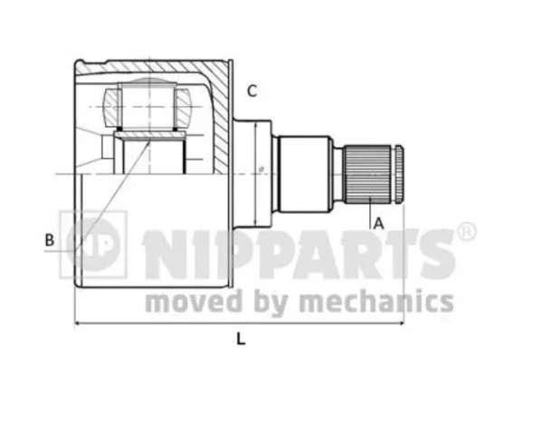  ШРУС внутренний Chevrolet Nubira 