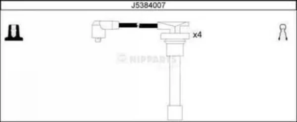 Высоковольтные провода J5384007 Nipparts