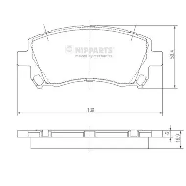 Колодки General Motors 18038564 цена, от