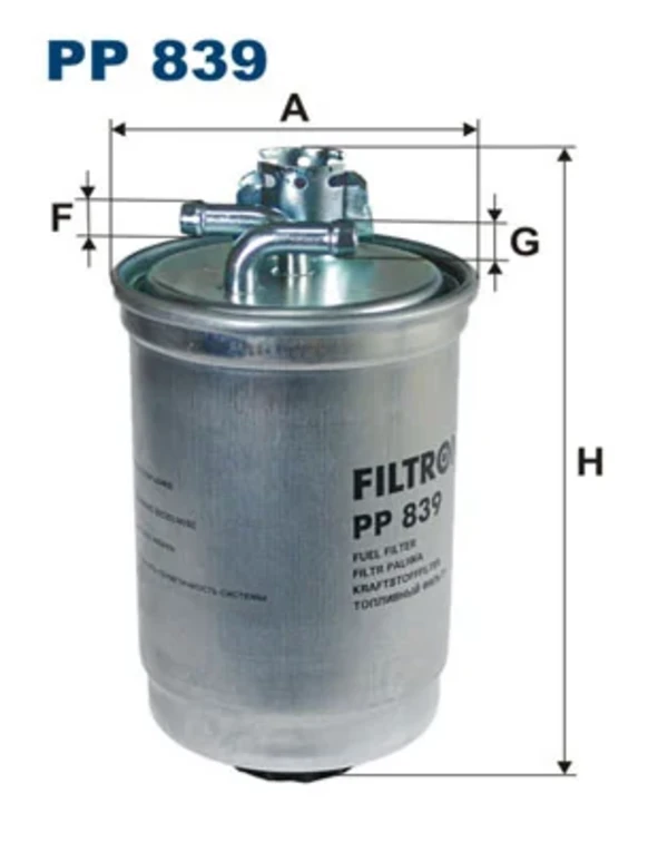 Топливный фильтр PP839 Filtron