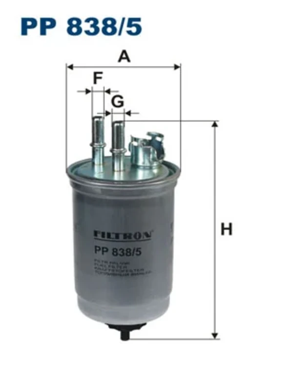 Топливный фильтр PP8385 Filtron