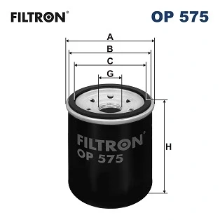 Масляный фильтр OP575 Filtron