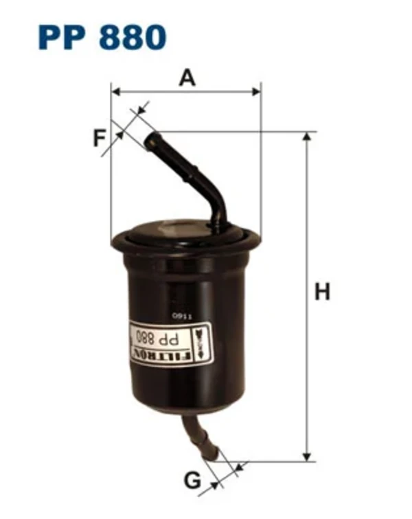 Топливный фильтр PP880 Filtron