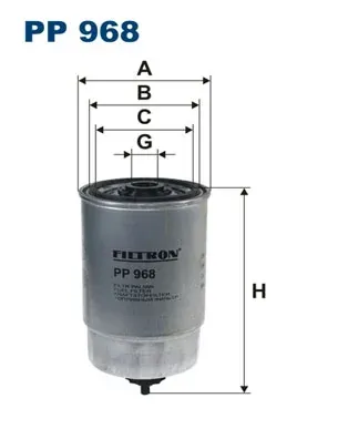 Топливный фильтр PP968 Filtron