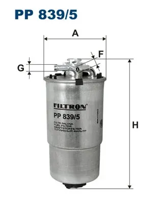 Топливный фильтр PP8395 Filtron