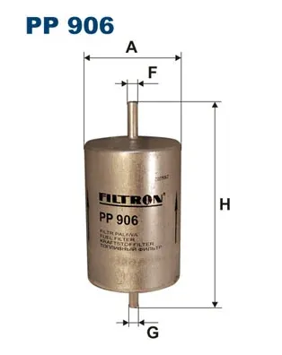 Топливный фильтр PP906 Filtron