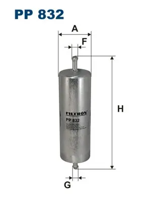 Топливный фильтр PP832 Filtron