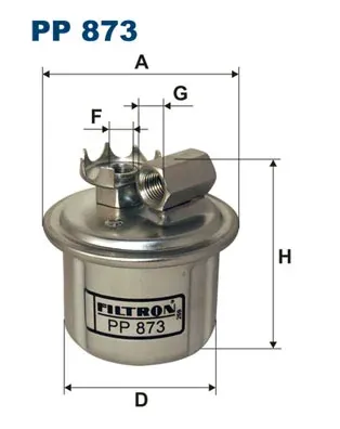 Топливный фильтр PP873 Filtron