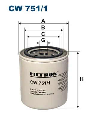 Фильтр системы охлаждения  FILTRON CW7511