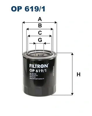 Масляный фильтр OP6191 Filtron