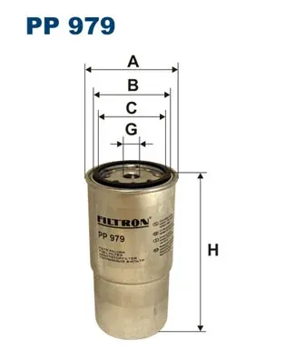 Топливный фильтр PP979 Filtron