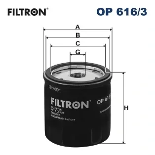 Масляный фильтр OP6163 Filtron