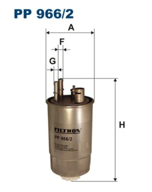 Топливный фильтр PP9662 Filtron