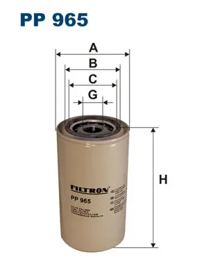 Топливный фильтр PP965 Filtron
