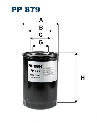 Топливный фильтр PP879 Filtron