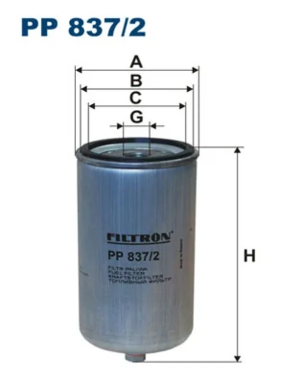 Топливный фильтр PP8372 Filtron