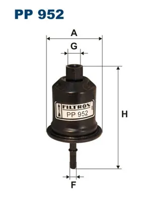 Топливный фильтр PP952 Filtron