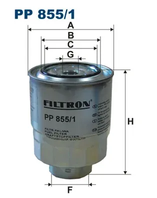 Топливный фильтр PP8551 Filtron