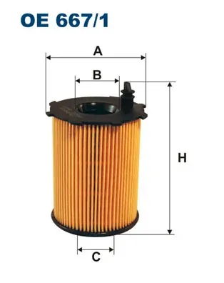 Фильтр масла Filtron OE6671