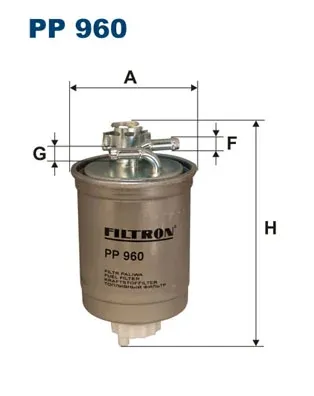 Топливный фильтр PP960 Filtron