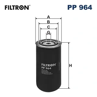 Топливный фильтр PP964 Filtron