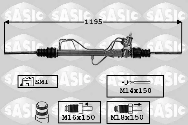 Рулевая рейка 7006109 Sasic