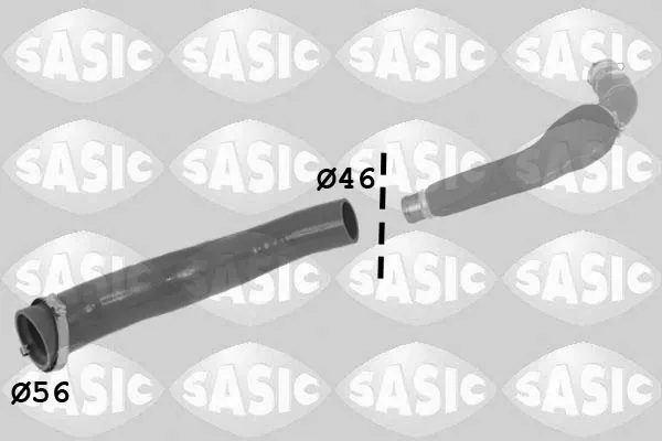 Патрубок интеркулера 3334043 Sasic