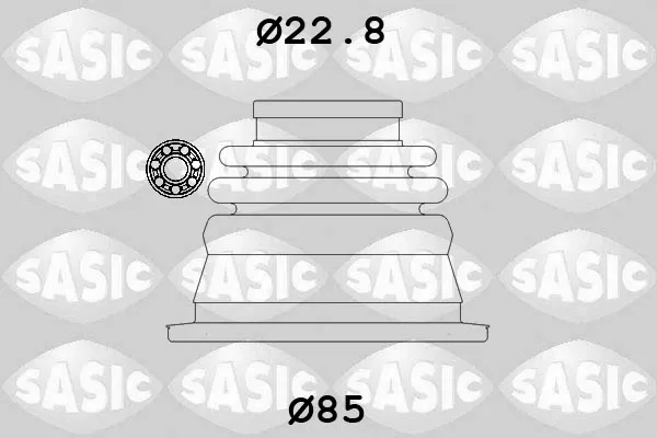 Пыльник ШРУСа передней полуоси внутренний левый 4003427 Sasic