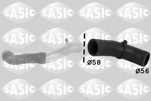 Патрубок интеркулера 3356024 Sasic